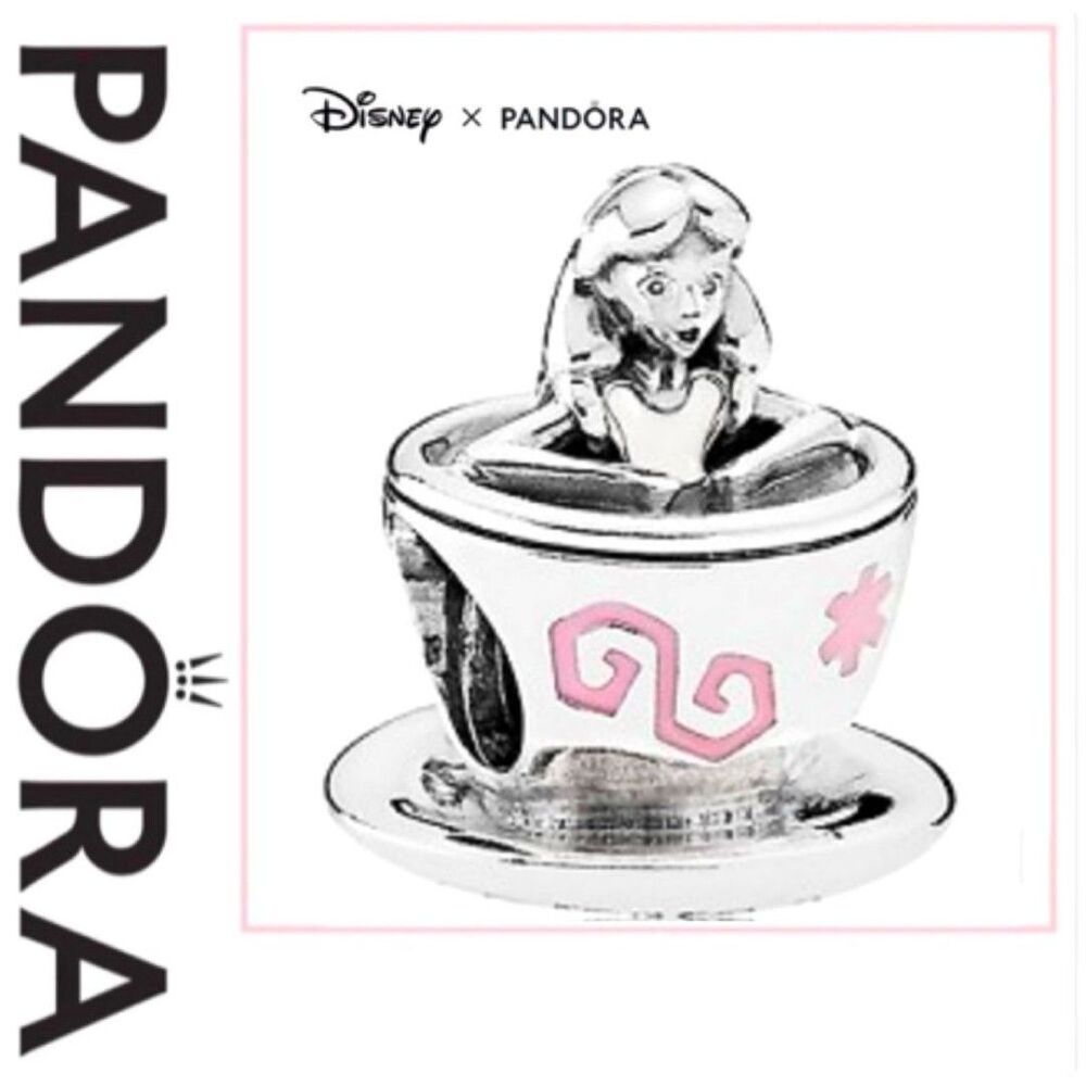 NWOT Pandora x Disney Alice in Wonderland Charm, Disneyland Paris